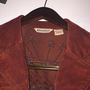 Parasuco denim jacket in rust - ladies Medium